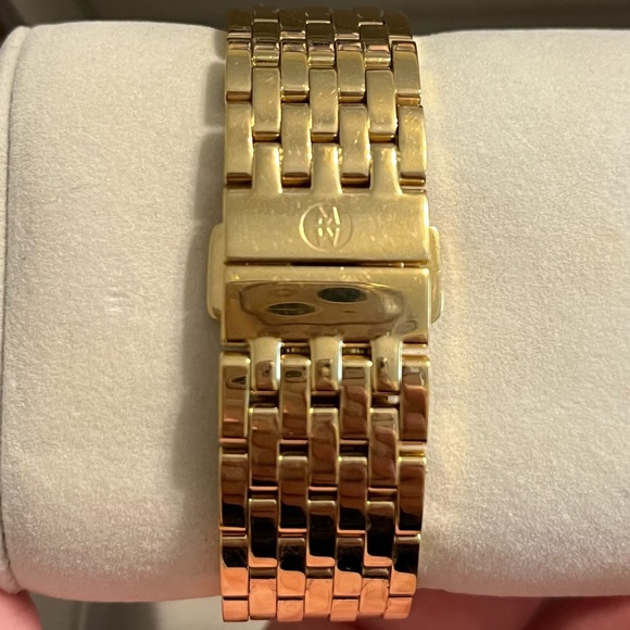 EUC Michele Serine Gold Diamond Chronograph Watch with Box, Case and Cloth - Picture 7 of 9